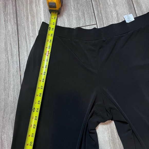 Susan Graver Womens Black Pull On Stretch Pants Size Large P - Picture 4 of 6